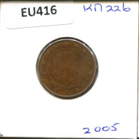 5 EURO CENTS 2005 BELGIEN BELGIUM Münze #EU416.D.A - Belgien
