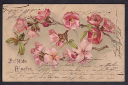 Frohliche Pfingsten / Year 1903 / Long Line Postcard Circulated, 2 Scans - Pentecost