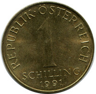 1 SCHILLING 1991 AUTRICHE AUSTRIA Pièce #AZ579.F.A - Oostenrijk