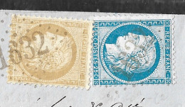 PLI DE Martigny-le-comte TB ...Rare , Indice 22 ! GC 1632 - 1849-1876: Periodo Classico