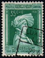 Luxembourg 1936 Caritas 35c, Used Mi 297 (Ref: 1133) - Oblitérés