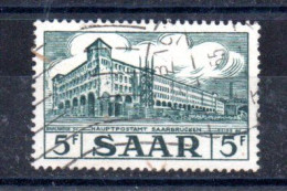 SARRE - SAAR - 1952 - SAARBRUCK - POSTE CENTRALE - CENTRAL POST OFFICE - HAUPTPOSTAMT - Used - Oblitéré - 5 - - Used Stamps