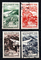 Maroc - 1949 - Œuvres De Solidarité - PA 70 à 73   - Oblit - Used - Airmail