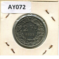 2 FRANCS 1973 SUIZA SWITZERLAND Moneda #AY072.3.E.A - Other & Unclassified