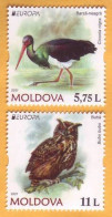 2021 Moldova Moldavie  EUROPA CEPT-2021  Owl, Stork, Fauna, Birds  2v Mint - 2021