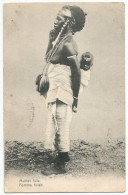 Portugal Guiné Guinée Bissau Postcard Carte Postale CPA 1903 Ethnic Mulher Fula Woman Femme Fulah - Guinea-Bissau