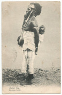 Portugal Guiné Guinée Bissau Postcard Carte Postale CPA 1903 Ethnic Mulher Fula Woman Femme Fulah - Guinea Bissau