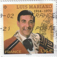 FRANCE 2020 Y&T 5412 Luis Mariano - Used Stamps