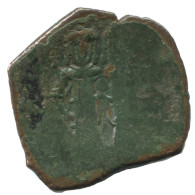 Authentique Original Antique BYZANTIN EMPIRE Trachy Pièce 2.3g/23mm #AG607.4.F.A - Byzantinische Münzen