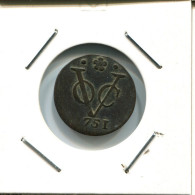 1751 HOLLAND VOC DUIT NIEDERLANDE OSTINDIEN NY COLONIAL PENNY #VOC2727.7.D.A - Niederländisch-Indien