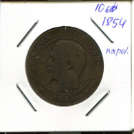 10 CENTIMES 1854 FRANKREICH FRANCE Französisch Münze #AN776.D.A - 10 Centimes