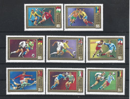 Hungary 1972 Euro Championship Football Y.T. A 345/352 ** - Unused Stamps