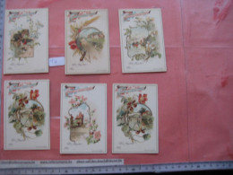 6 Cartes Chromos, 1898, Liebig Compagnie Complete Set  Tischkarten, Cartes De Table Nr 16 - Bonne Appetit - Liebig