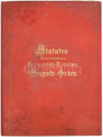 1808 Wien, Statuten Für Den Erhabenen Österreichisch-Kaiserlichen Leopolds-Orden, 3 Db Rézmetszetű Táblával, Kiadói Folt - Andere & Zonder Classificatie