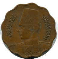 10 MILLIEMES 1943 EGIPTO EGYPT Islámico Moneda #AK025.E.A - Aegypten