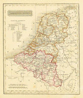 Hollandia és Belgium Térképe, "Niederland U[nd] Belgien", C.Stein Sc., 25x20 Cm - Other & Unclassified