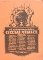 1931 Dr. Kogutowicz Károly Iskolai Atlasza. Bp., M. Kir. Állami Térképészet, 36 P. Sérült Félvászon-kötésben (eredeti Bo - Sonstige & Ohne Zuordnung