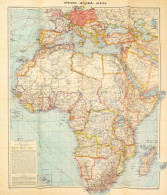 Cca 1940 Afrika, Westermanns Generalkarte Nr. 2 / Afrika Térképe, 1 : 12.000.000, Braunschweig, Georg Westermann, Kis La - Andere & Zonder Classificatie