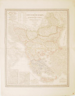 1857 Das Osmanische Europa Oder Die Europaeische Türkey Nebst Dem Königreiche Griechenland Und Den Jonischen Inseln, 1:3 - Otros & Sin Clasificación