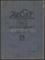 1916 A Világháború Térképei. Az Est Kiadása. Bp., 1916, "Élet"-ny., 39+(1) P. Kiadói Papírkötés, Sérült, Foltos. - Autres & Non Classés