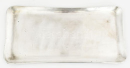 Ezüst (Ag) Tálca. Jelzett, Kopással, 38x18 Cm, Nettó: 685g - Other & Unclassified