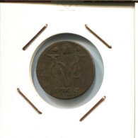 1735 HOLLAND VOC DUIT NETHERLANDS INDIES NEW YORK COLONIAL PENNY #VOC2380.7.U.A - Nederlands-Indië