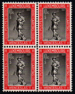 Luxembourg 1937 Wencelas 10c, Block X 4, MNH ** Mi 303 (Ref: 2087) - Unused Stamps