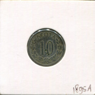 10 LEPTA 1895 GRECIA GREECE Moneda #AK411.E.A - Grecia