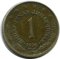1 DINAR 1976 JUGOSLAWIEN YUGOSLAVIA Münze #BA178.D.A - Jugoslawien