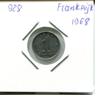 1 CENTIME 1968 FRANCIA FRANCE Moneda #AM944.E.A - 1 Centime