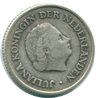 1/4 GULDEN 1960 ANTILLAS NEERLANDESAS PLATA Colonial Moneda #NL11076.4.E.A - Antilles Néerlandaises