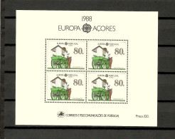 Açoresl  1988  .-  Y&T  Nº   9  Block    ** - Azores