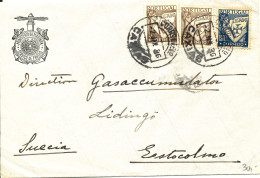 Portugal Cover Sent To Switzerland 2-1-1936 - Briefe U. Dokumente