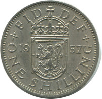 SHILLING 1957 UK GRANDE-BRETAGNE GREAT BRITAIN Pièce #AG997.1.F.A - I. 1 Shilling