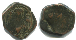 FOLLIS Authentique ORIGINAL Antique BYZANTIN Pièce 2.2g/19mm #AB403.9.F.A - Byzantinische Münzen
