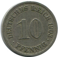 10 PFENNIG 1903 A ALLEMAGNE Pièce GERMANY #DB307.F.A - 10 Pfennig