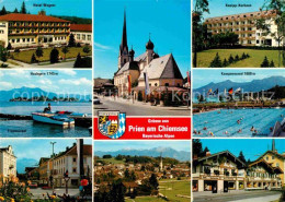 72724162 Prien Chiemsee Hotel Wagner Kneipp Kurhaus Schwimmbad Kampenwand Alpenp - Altri & Non Classificati