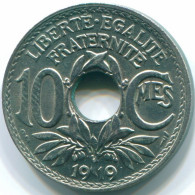 10 CENTIMES 1919 FRANKREICH FRANCE Französisch Münze UNC #FR1177.30.D.A - 10 Centimes