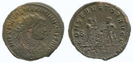 MAXIMIANUS ANTONINIANUS Siscia B Conservator AVGG 3.3g/24mm #NNN1799.18.D.A - The Tetrarchy (284 AD To 307 AD)
