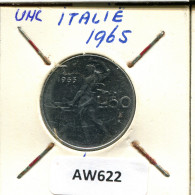 50 LIRE 1965 ITALIE ITALY Pièce #AW622.F.A - 50 Liras