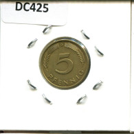 5 PFENNIG 1982 D BRD ALEMANIA Moneda GERMANY #DC425.E.A - 5 Pfennig