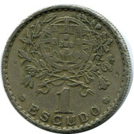 1 ESCUDO 1964 PORTUGAL Coin #AR118.U.A - Portogallo