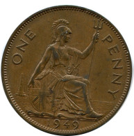 PENNY 1949 UK GROßBRITANNIEN GREAT BRITAIN Münze #AZ832.D.A - D. 1 Penny