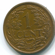 1 CENT 1959 NETHERLANDS ANTILLES Bronze Fish Colonial Coin #S11044.U.A - Netherlands Antilles