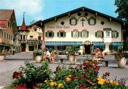 72724004 Oberammergau Passionsspielort Dorplatz Hotel Alte Post Oberammergau - Oberammergau