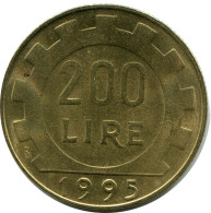 200 LIRE 1995 ITALY Coin #AZ520.U.A - 200 Lire