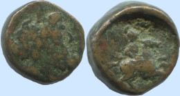 HORSEMAN Ancient Authentic Original GREEK Coin 1.4g/9mm #ANT1736.10.U.A - Griegas