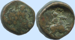 HORSEMAN Ancient Authentic Original GREEK Coin 1.4g/9mm #ANT1736.10.U.A - Grecques