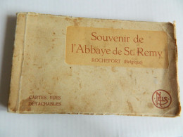 ROCHEFORT :CARNET DE 25 CARTES POSTALES DE L'ABBAYE DE ST REMY - Rochefort