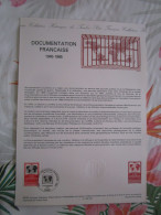 Document Officiel Documentation Francaise 16/11/85 - Documents Of Postal Services